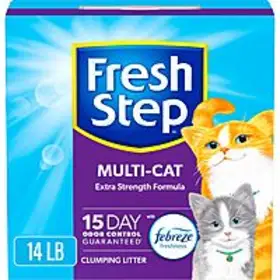 Fresh Step Lovers Rejoice Grab the 14lb Fresh Step MultiCat Clumping Cat Litter with Activated Charcoal on Amazon for Just $6.30