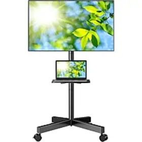  Treat Yourself Grab the Perlesmith Mobile TV Stand (Fits 23  60 TVs) on Amazon for Just $38.00