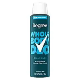  New Low Price Grab the 4Oz Degree Men Whole Body Deodorant Spray (Ocean Rush) for Just $2.75 on Amazon