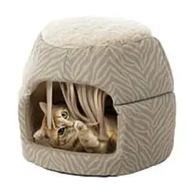 Price Crash Alert Snag the SmartyKat Fringed Honeycomb Cat Bed to Cat Cave (Tonal Tiger Tan) at Walmart for Just $4.60  Unbeatable Deal 
