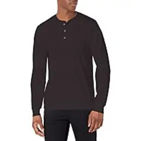  Big Savings Alert Grab the Hanes Originals Men's TriBlend Henley Long Sleeve TShirt (Black) for Just $5.75 on Amazon
