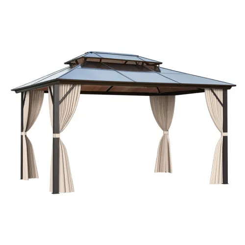  Steal This Deal 10 FT X 13 FT Aluminum Patio Hardtop Gazebo  Grab It Now for Just $580.08 at Wayfair with a Massive 49% OFF