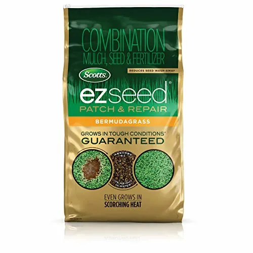  Price Cut Alert Scotts EZ Seed Patch & Repair Bermudagrass  10 lb. Combo of Mulch, Seed & Fertilizer  Tackifier for No WashAway  Thrives in Heat  Covers 225 sq
