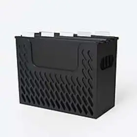 LimitedTime Offer Snag Your Pen + Gear Plastic Portable Black File Organizer Box with 5 Hanging Folders at Walmart  Dont Miss Out