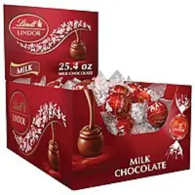  TimeLimited Deal Indulge in 60Count Lindt Lindor Milk Chocolate Truffles (25.4Oz) on Amazon for Just $14.00