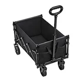  Stop Overpaying Grab the 120L VEVOR Collapsible Folding Wagon w Wheels (Holds 225lbs) on Amazon for Just $30
