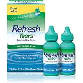 Your Wallet Will Thank You Grab 2pk 0.5oz Refresh Tears Lubricant Eye Drops at Amazon for Just $8.85
