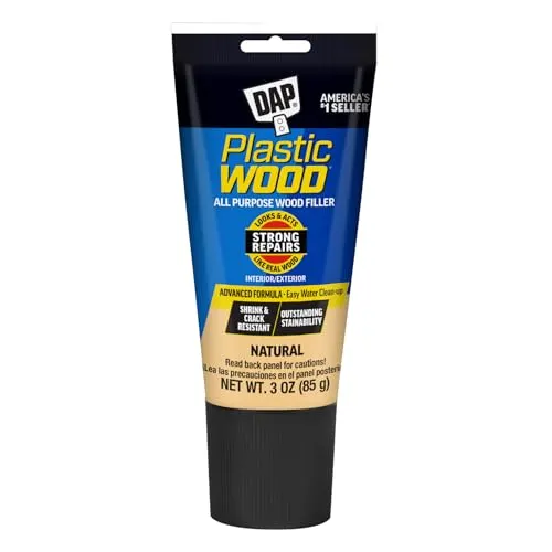  Limited Stock Alert Grab DAP Plastic Wood All Purpose Latex Wood Filler, Natural, 3 Oz (7079800580)  Now Just $4.53 with 55% OFF at Amazon