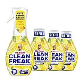  Deal of the Day Grab the 4Pack 16Oz Mr. Clean Clean Freak Multi Surface Cleaning Spray (Lemon Zest) on Amazon for Only $13.00