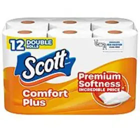  It's Discount Time Grab 12Count Scott ComfortPlus 1Ply Double Toilet Paper Rolls on Amazon for Just $5.10 