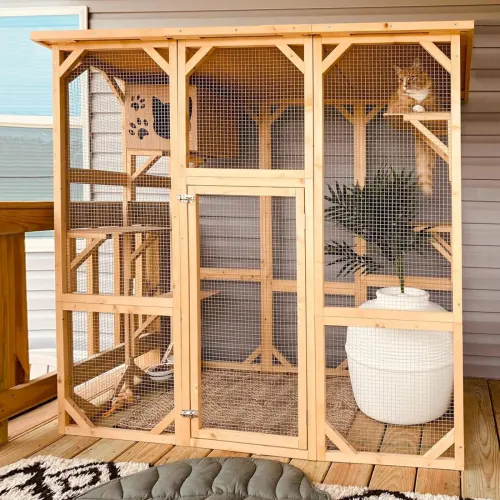  New Low Price Alert Save 23% on the Euretta IndoorOutdoor Large Waterproof Cat Playpen  Now Just $269.99 at Wayfair