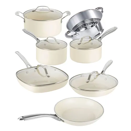  Best Bang for Your Buck Score the Gotham Steel Natural Collection 12pc. Ultra Performance Ceramic Nonstick Cookware Set  Now 57% OFF at Kohl's for Just $103.99