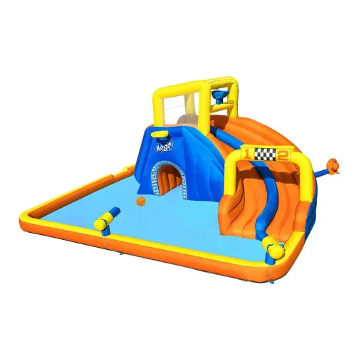  Best Bang for Your Buck H2OGO Super Speedway Kids 8'x8 Inflatable Water Park  Splash into Savings with 41% OFF at Kohl's for Just $359.99