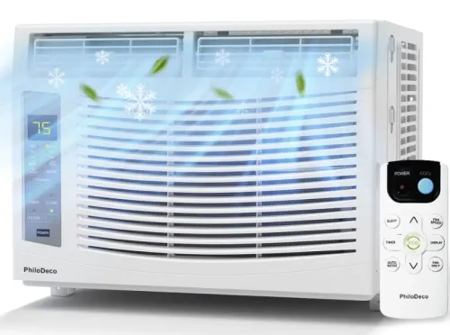  Deal of the Day Save 48% on PhiloDeco 6000 BTU Window Air Conditioner  Cool 250 sq ft with Smart Features for Only $199.99 at Walmart