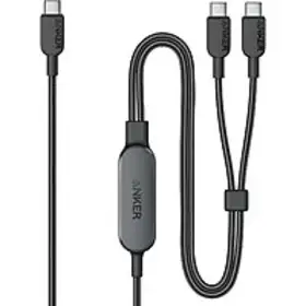  Treat Yourself Grab the 4' Anker 2In1 USBC to 2x USBC 140W Max Fast Charging Cable (Black or White) for Just $18.00 on Amazon