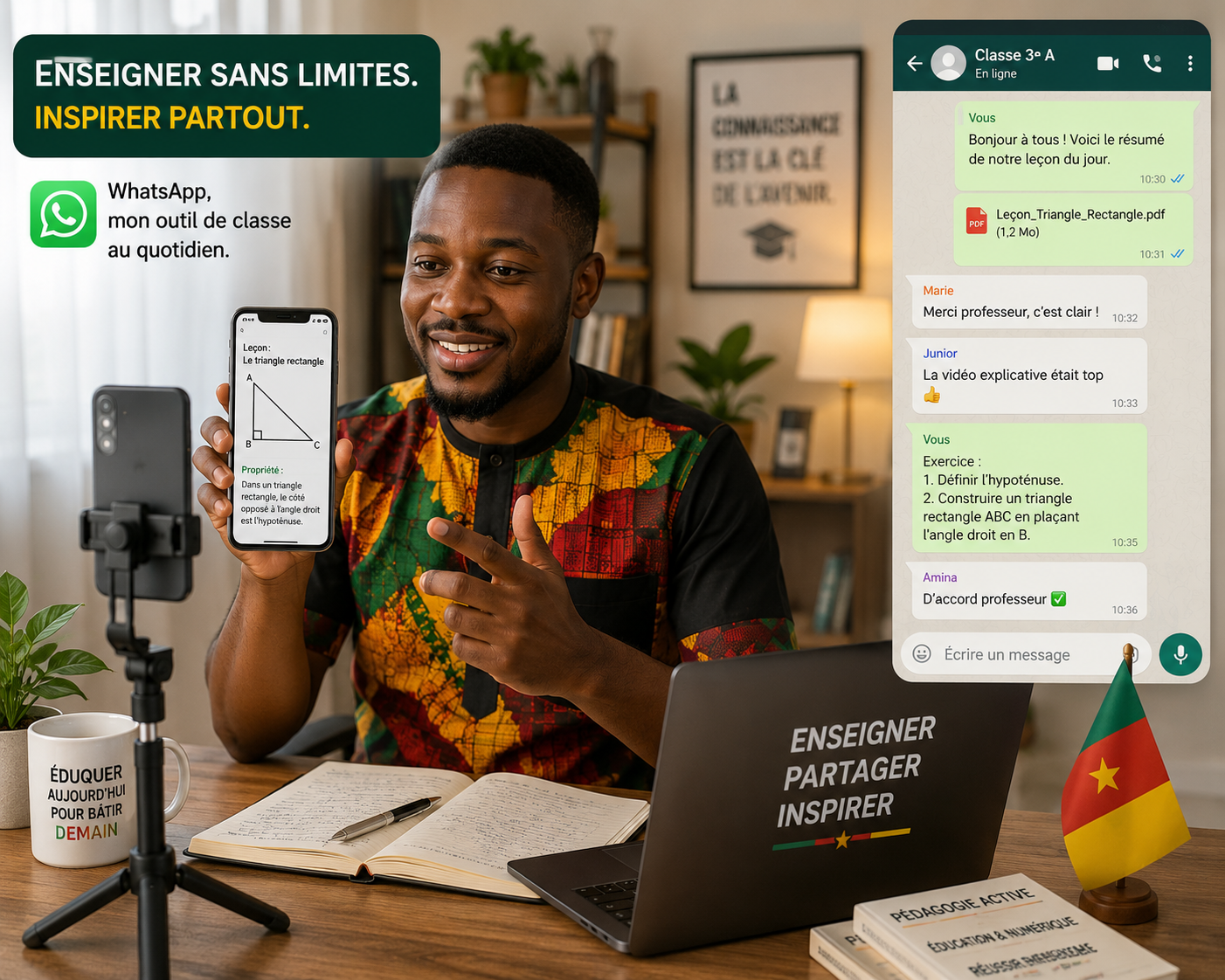 The Cameroonian WhatsApp Teacher: How to Turn Your Free Group into a Paid Business