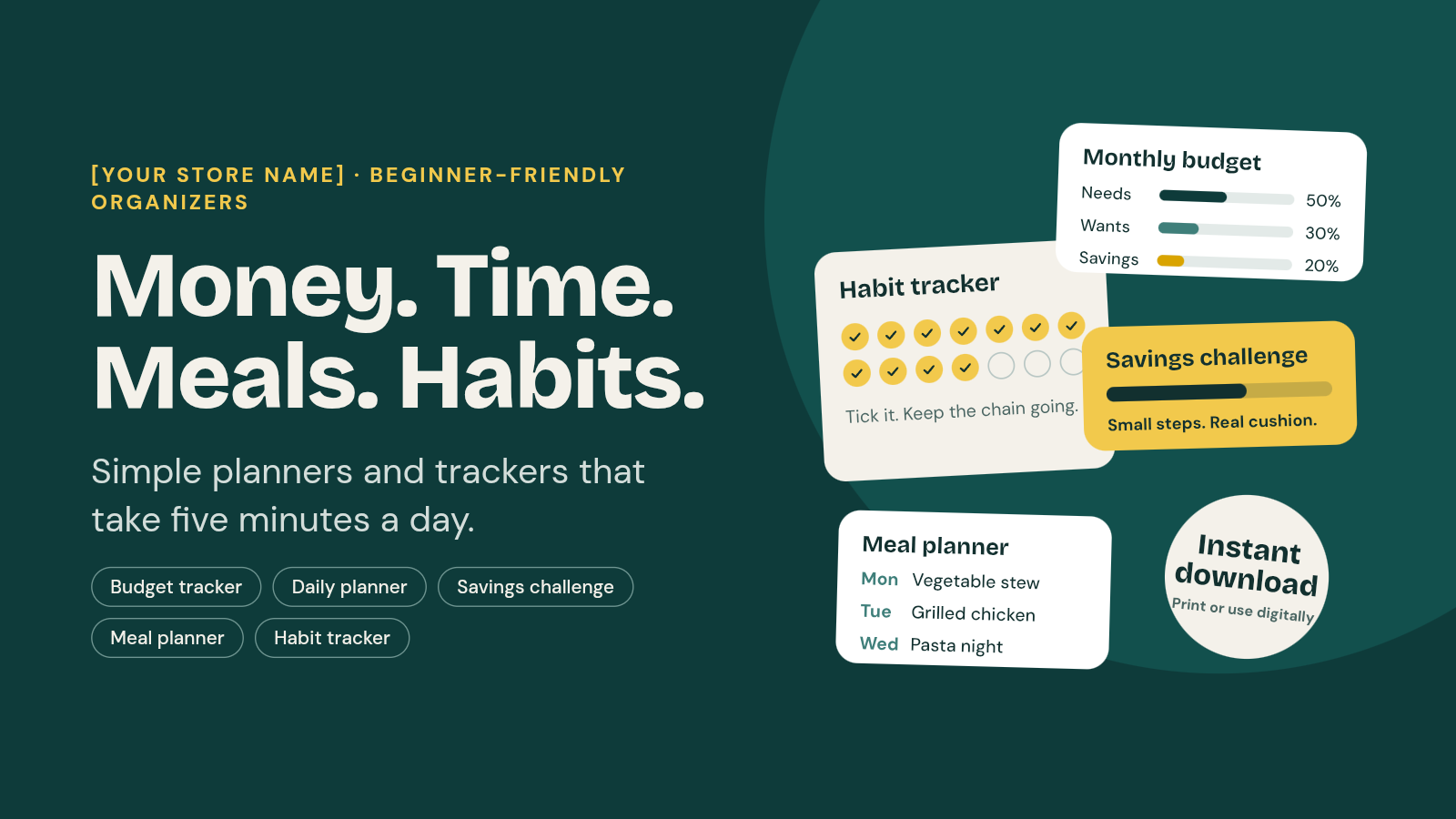 THE BEGINNER'S MONEY AND LIFE ORGANIZER GUIDE, image 1