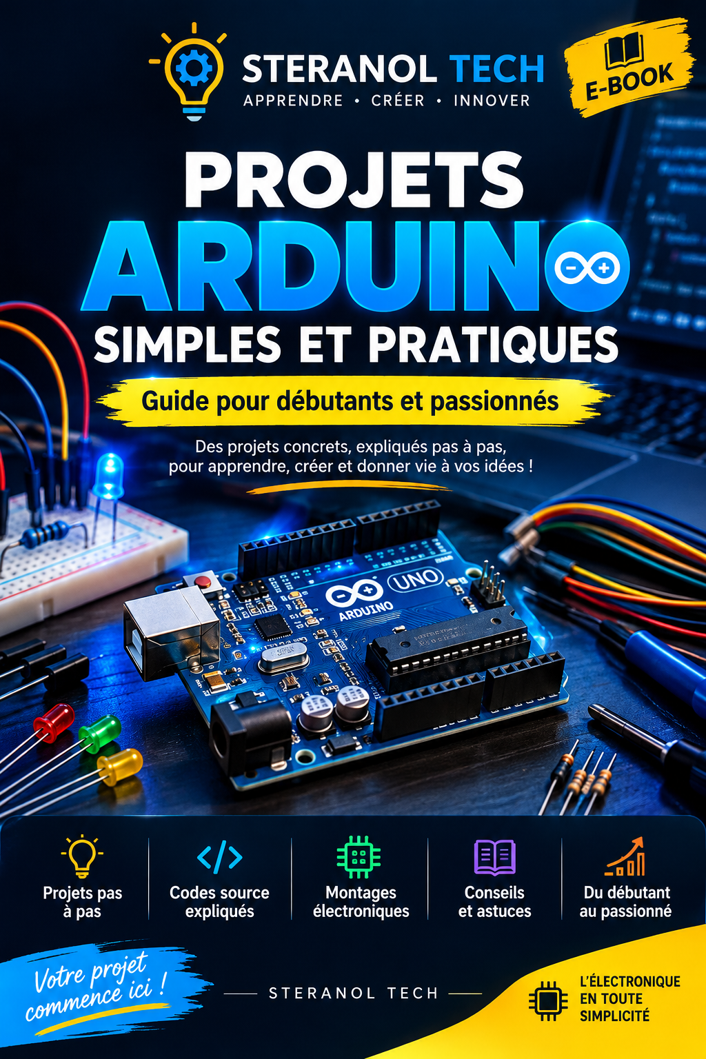 Guide pratique Arduino débutant et intermédiaire Steranol Tech