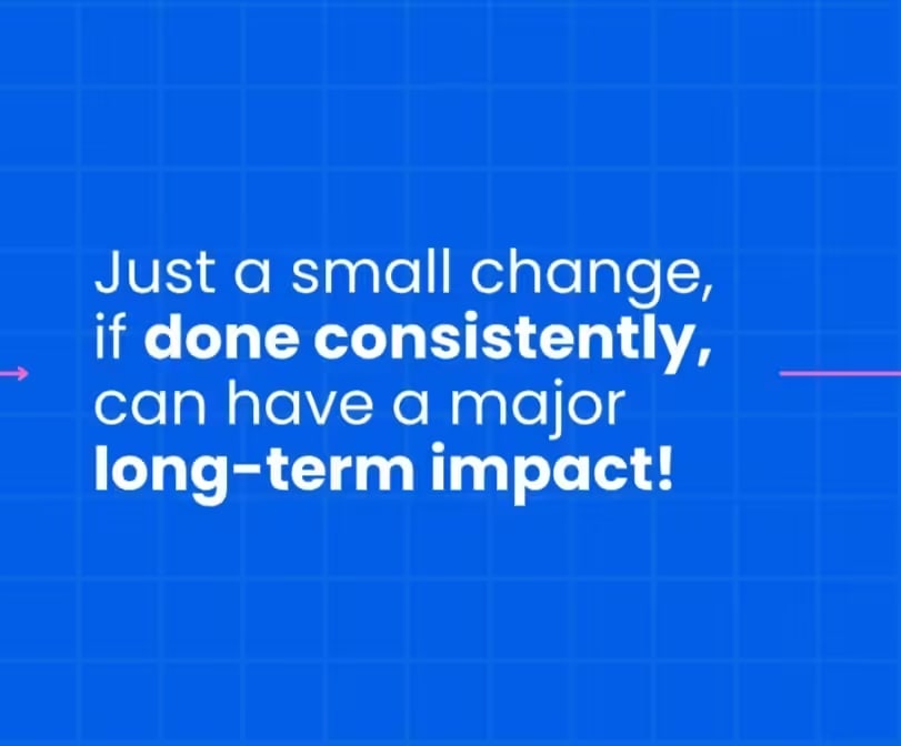 why small habits make a big difference