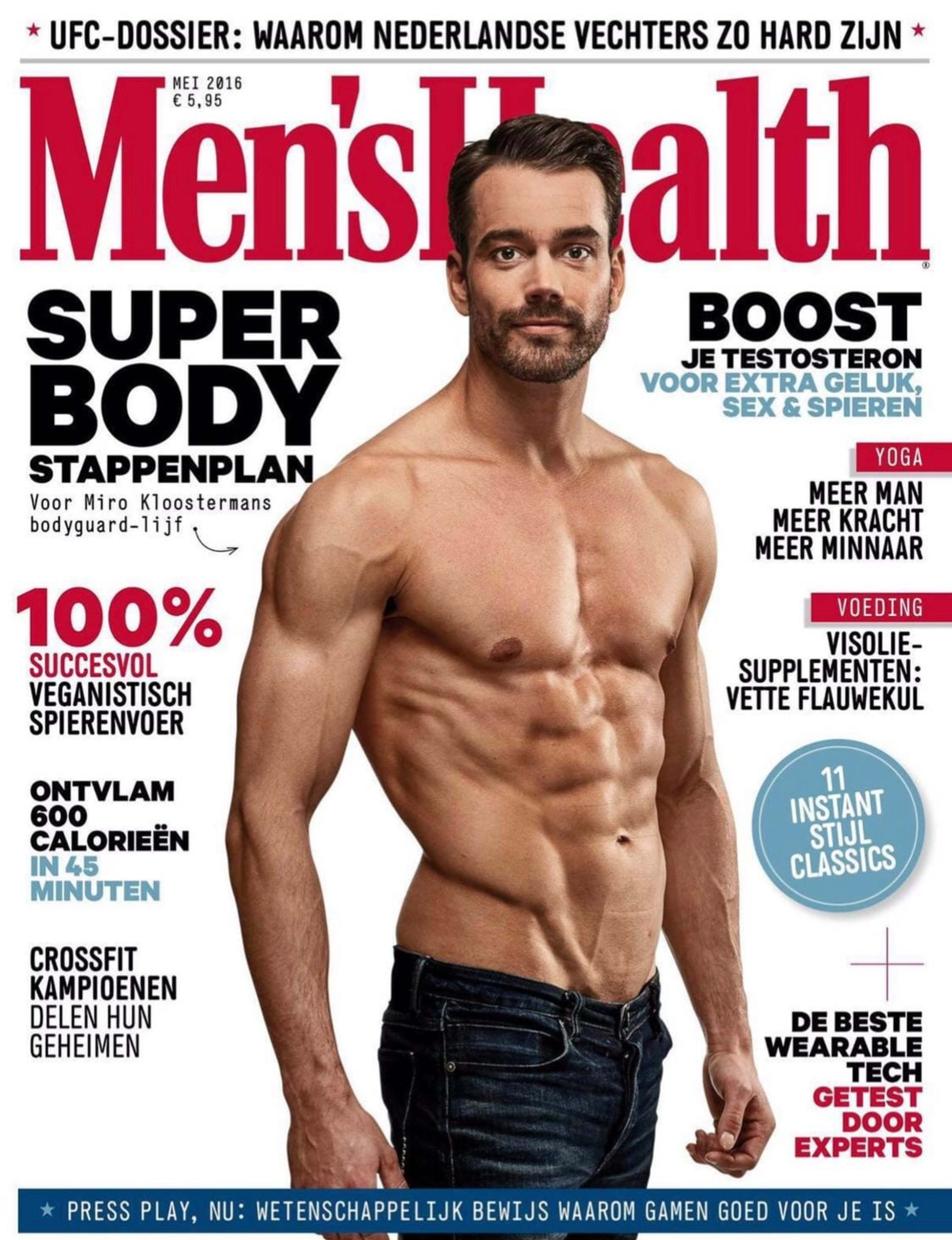 Miro Kloosterman Model Portfolio Men's Health