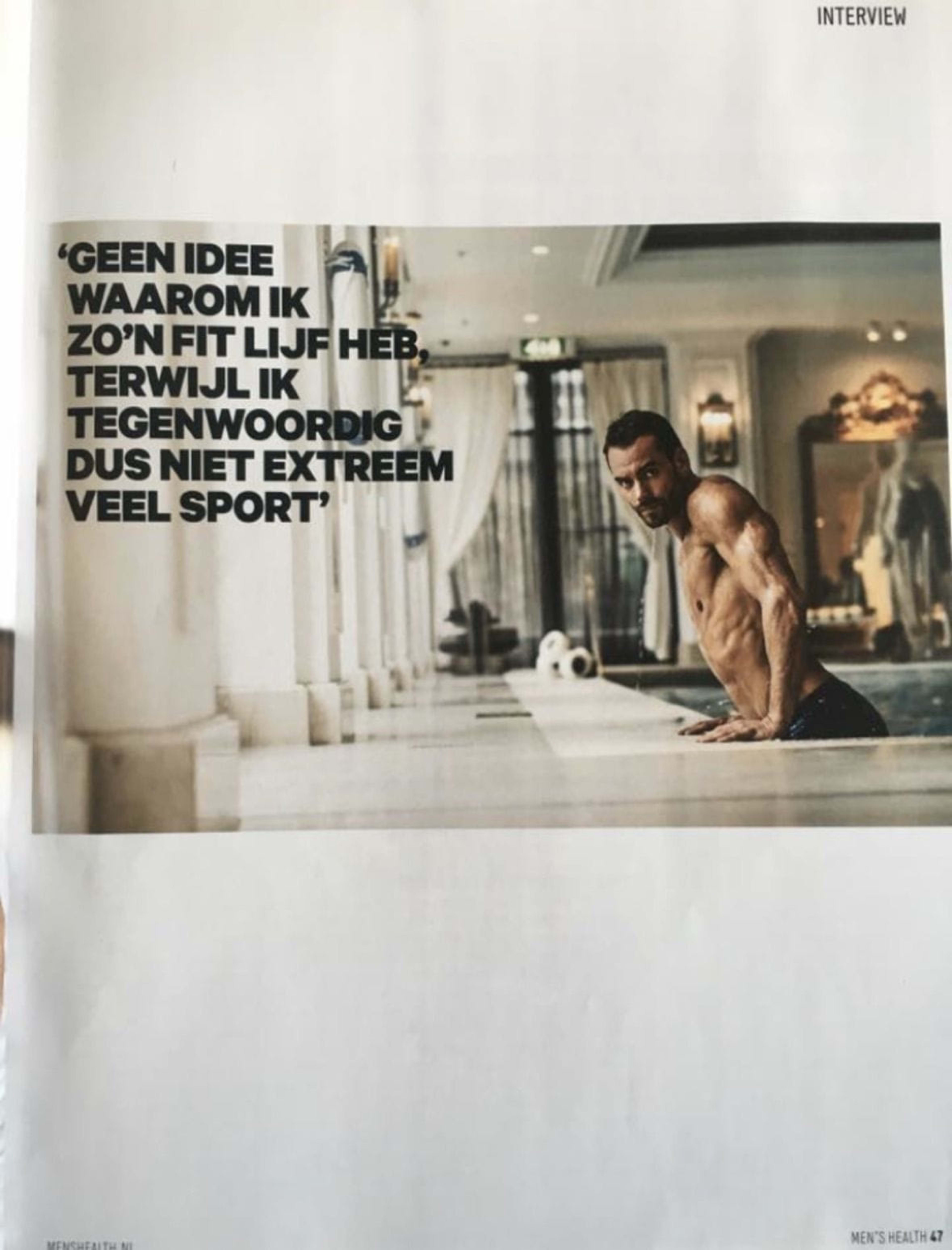 Miro Kloosterman Model Portfolio Men's Health
