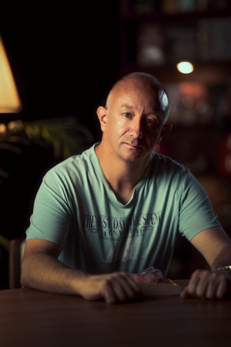 Mark Fyers on location
