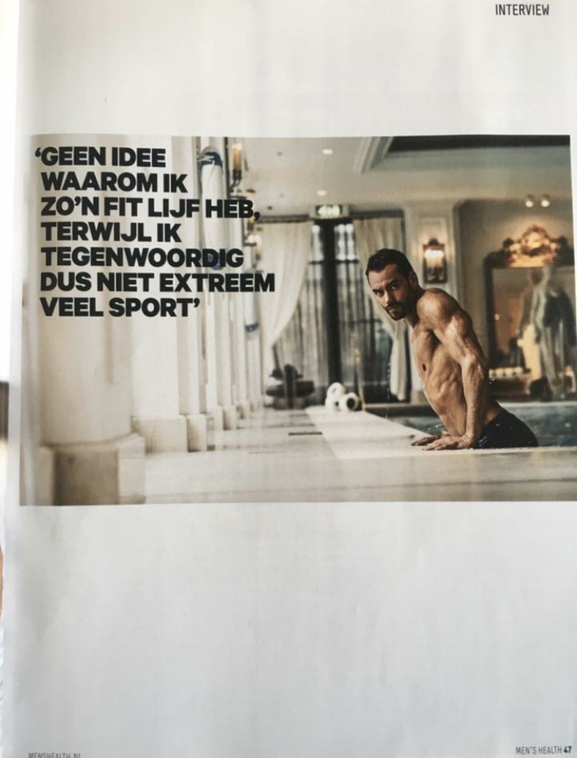 Miro Kloosterman Model Portfolio Men's Health