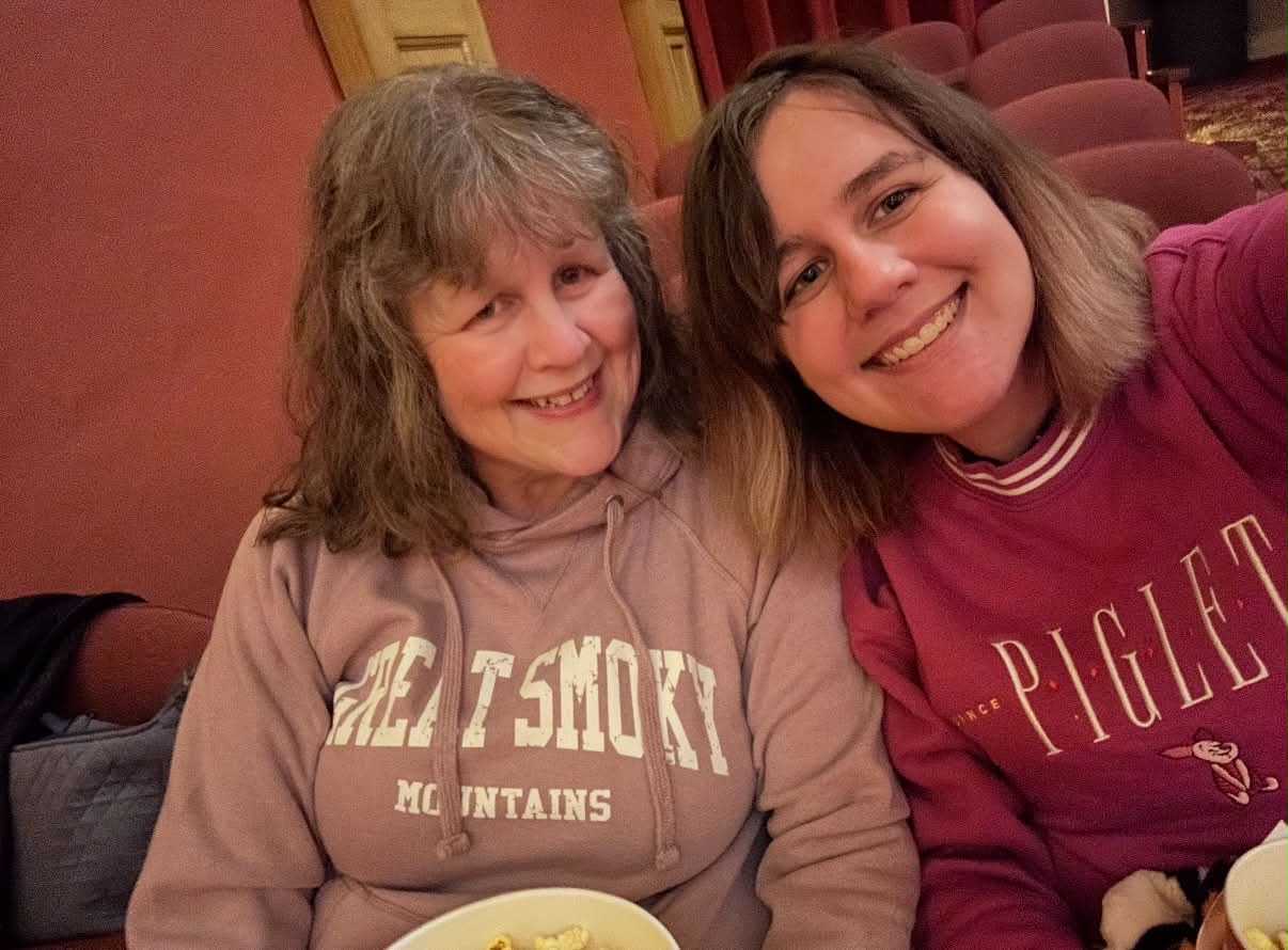 Lisa of Kountry Kreations, on the left, with one of her daughters, in Bolivar, Tennessee