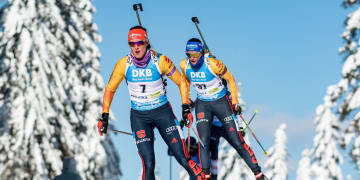 adidas innovation case study Denise Herrmann-Wick skiing on a mountain.