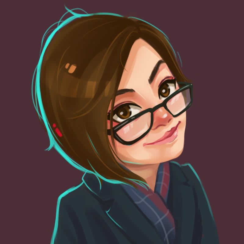 Painted portrait of young lady with glasses., ultimate frisbee, adidas, GamePlan A