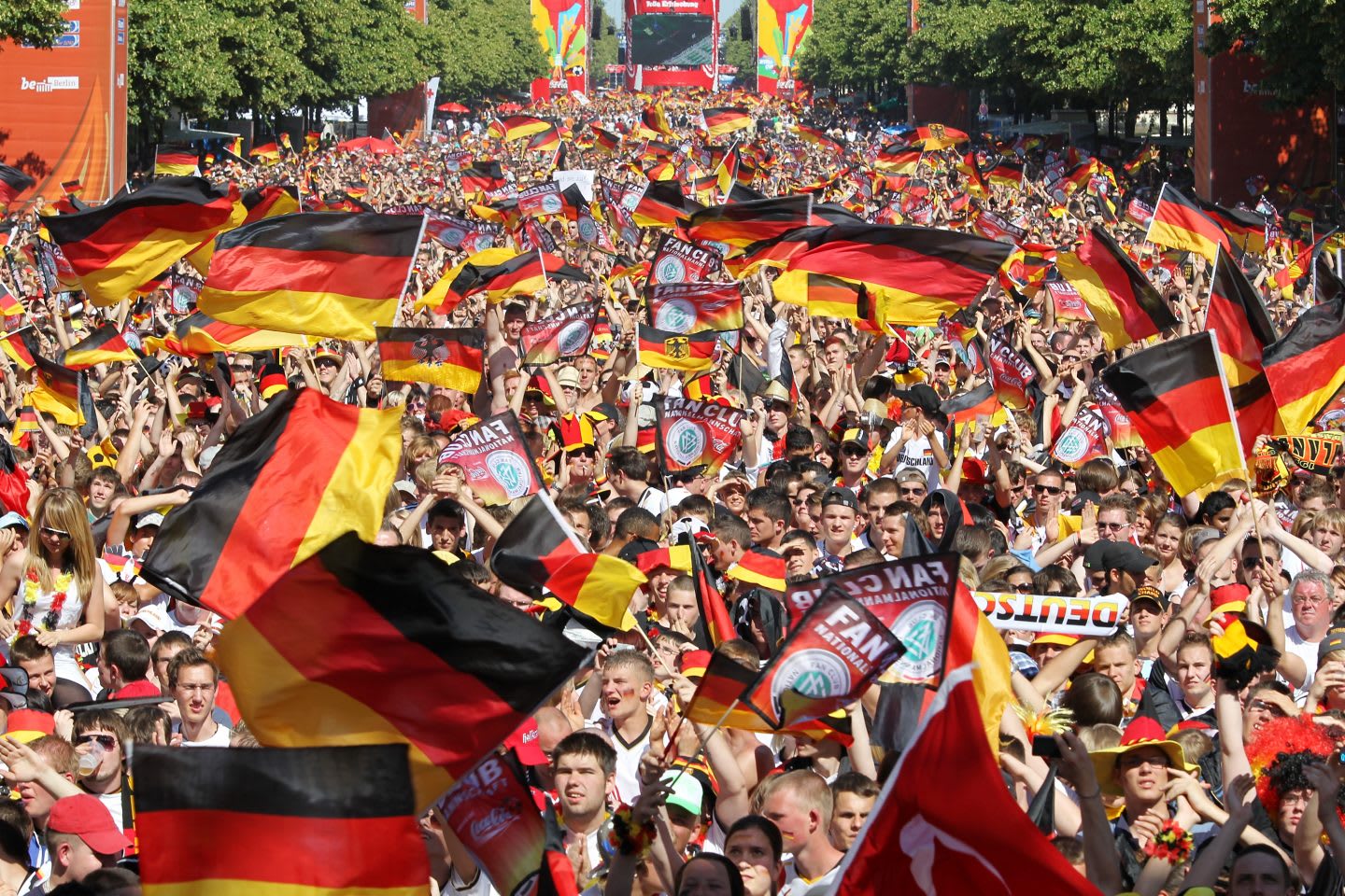 Germany fans watch live viewing in Berlin