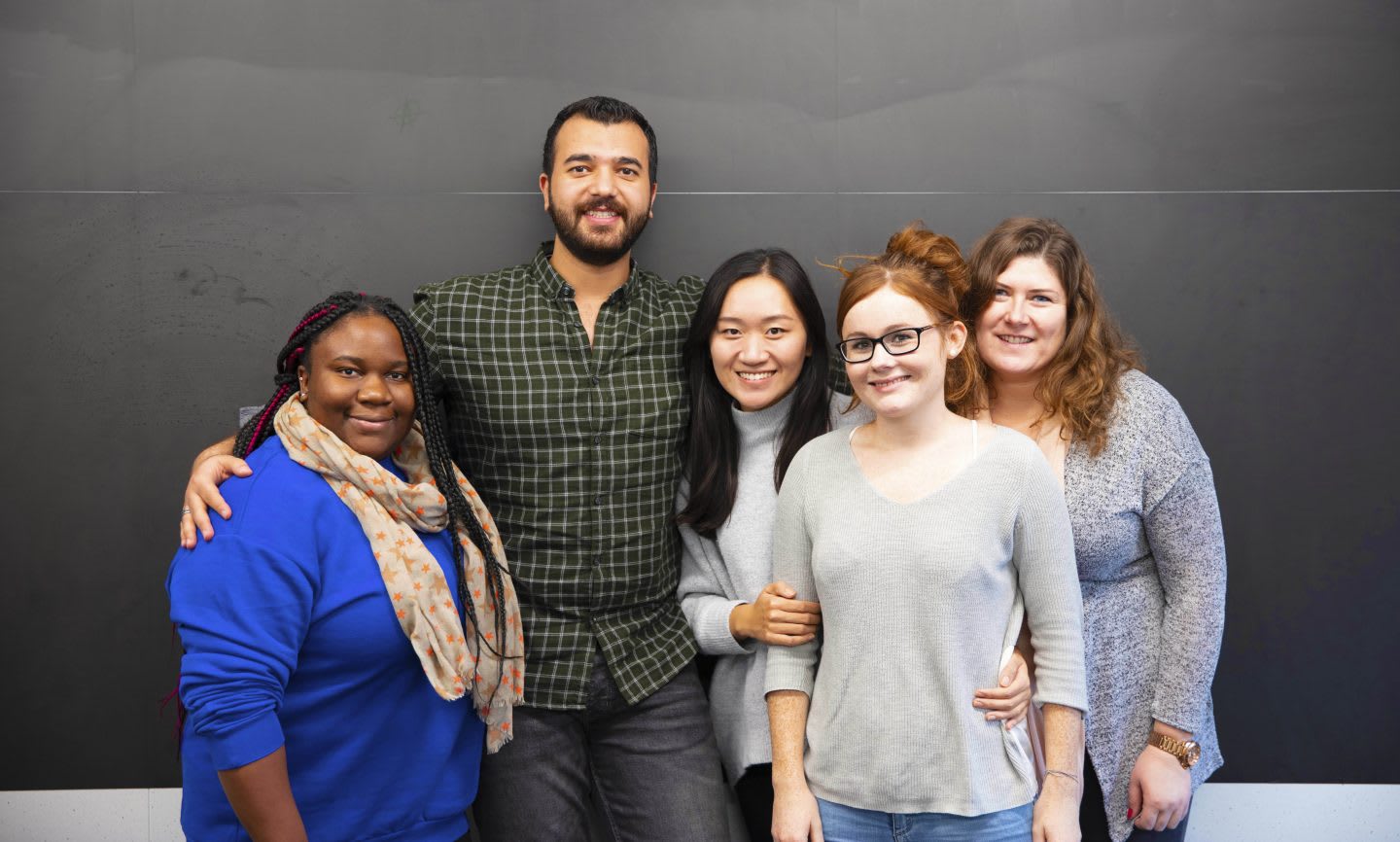Mohamad Ghobn standing with adidas employees, career at adidas, GamePlan A