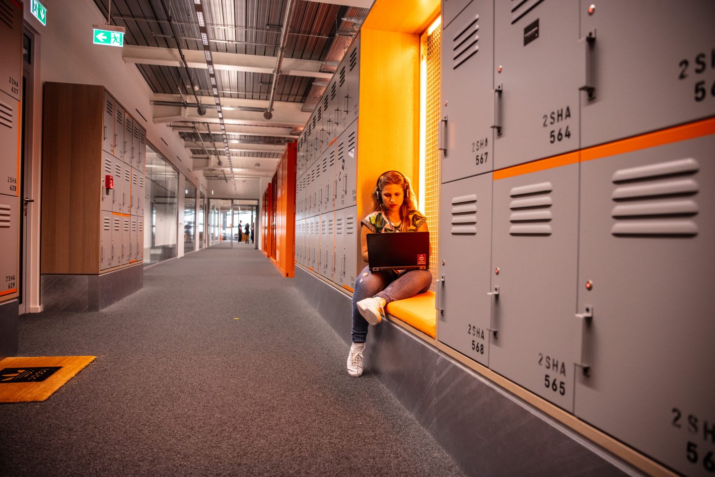 adidas employee working in MyArena workplace concept showing the workplace culture at adidas with confidence