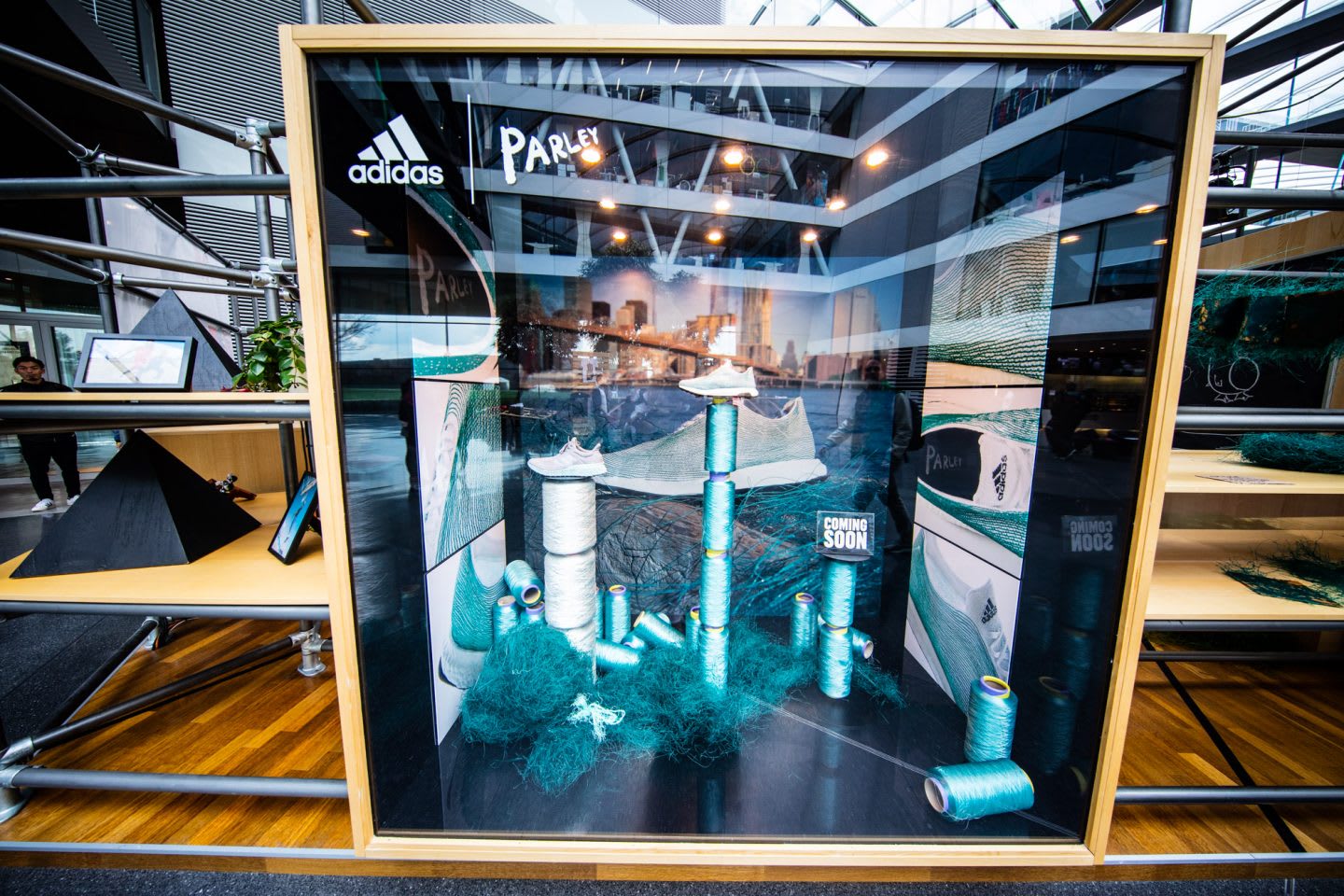 Showcase of adidas Parley shoes. avoid plastic, sustainability, habits and routines, inspiration, GamePlan A.
