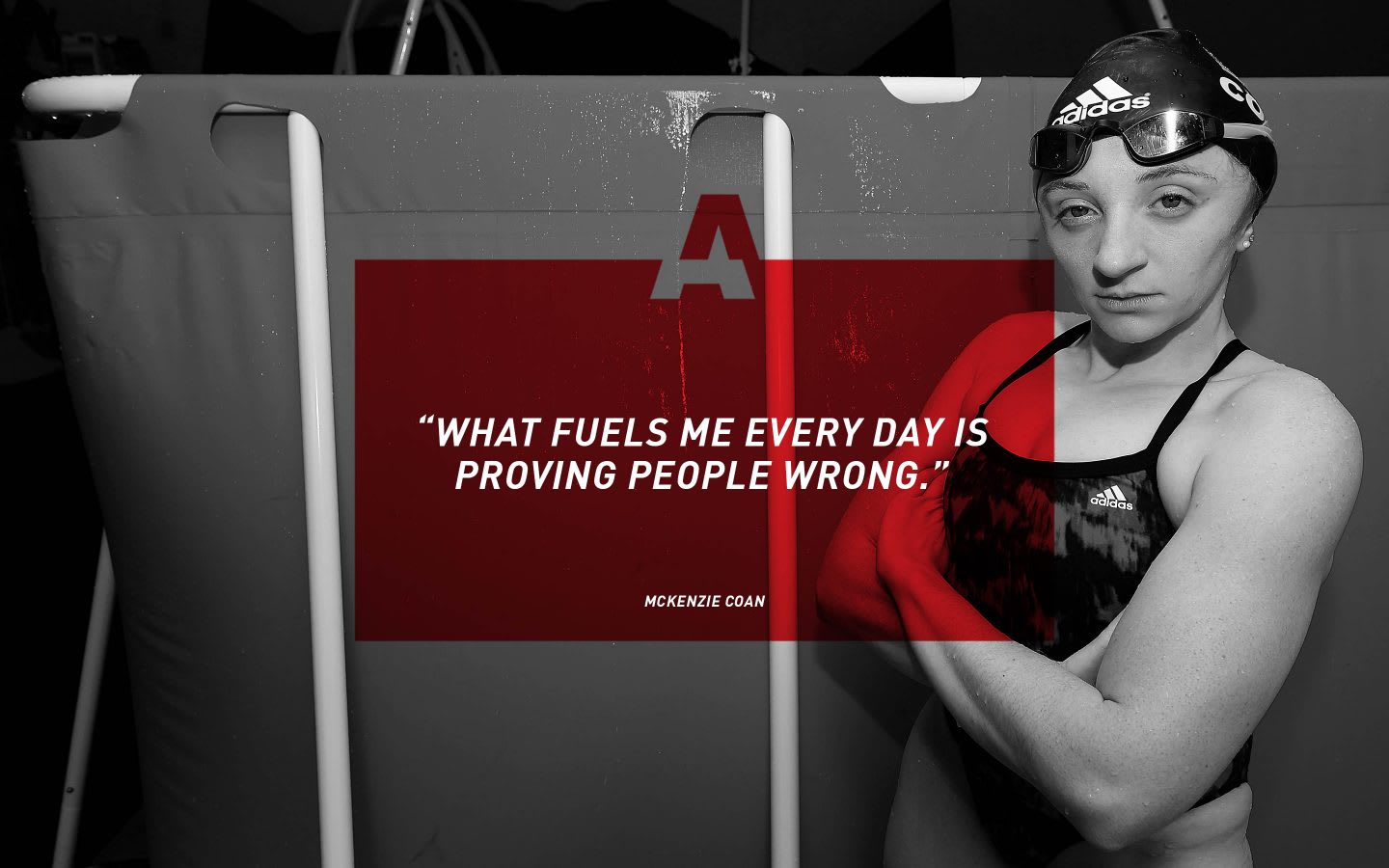 adidas Paralympian swimmer McKenzie Coan quote, athlete, adidas, motivation, GamePlan A