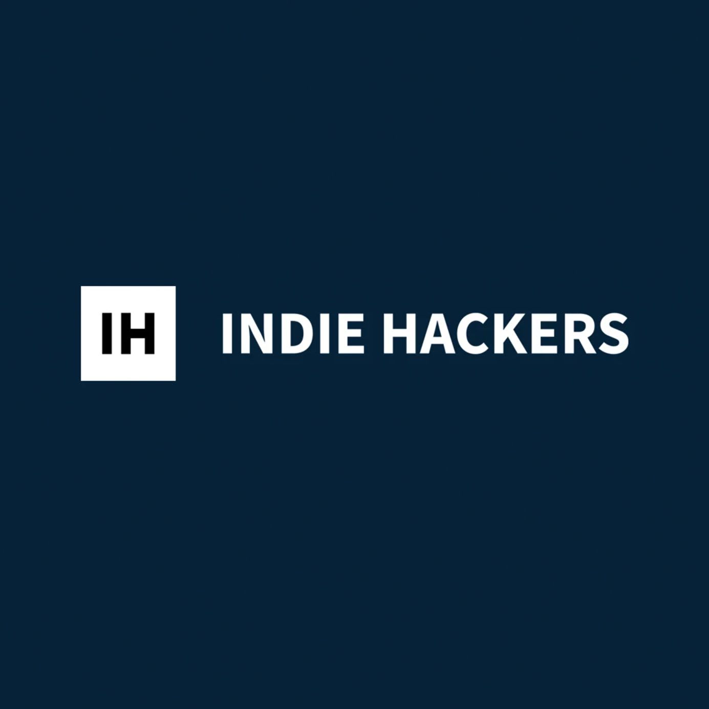 The logo of Indie Hackers podcast. Business Podcasts, adidas, GamePlan A