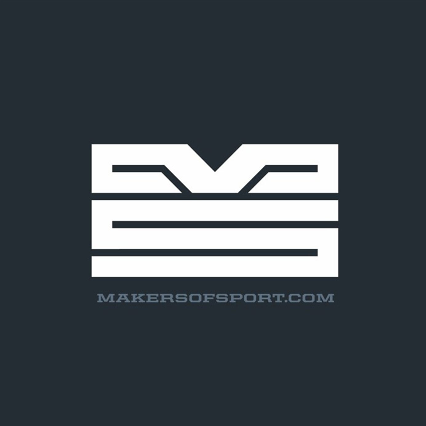The logo of the podcast Makers of Sport. Business Podcasts, adidas, GamePlan A