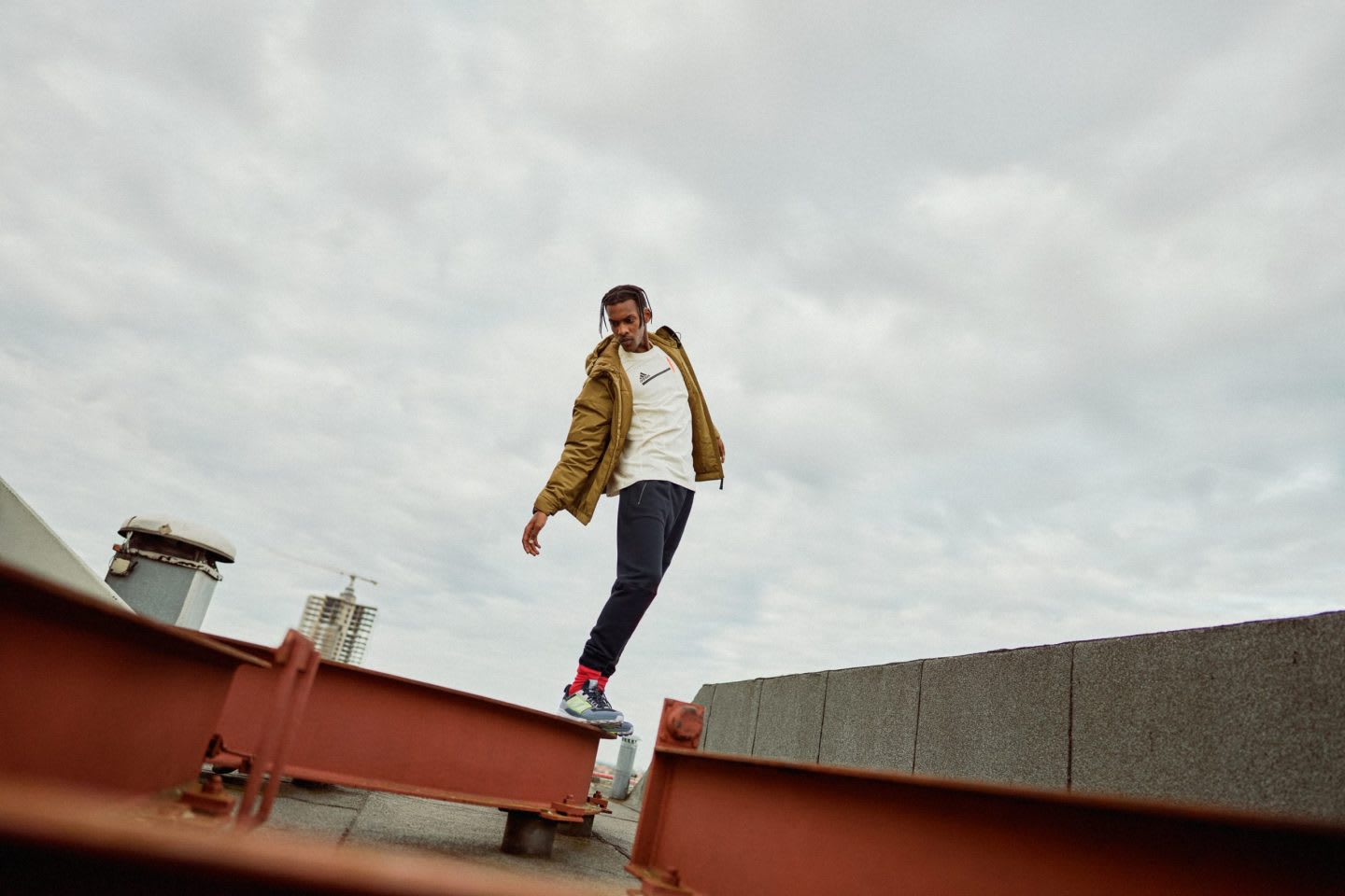 man, sports outdoor outfit, confidence