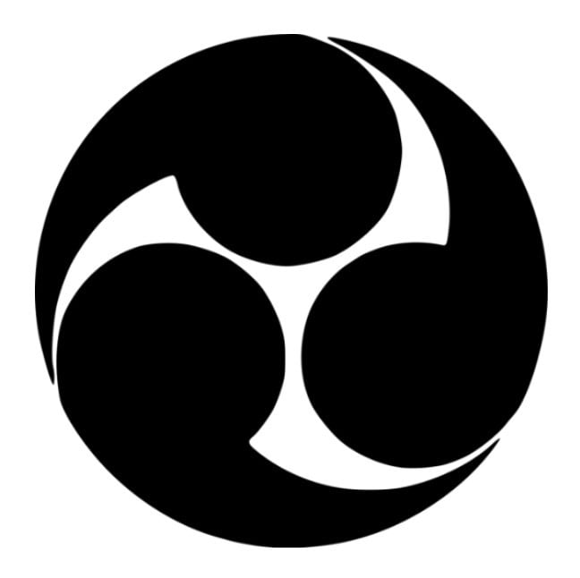 The three-comma tomoe, mitsudomoe, is a Shinto motif that has been said to indicate a lucky spirit.