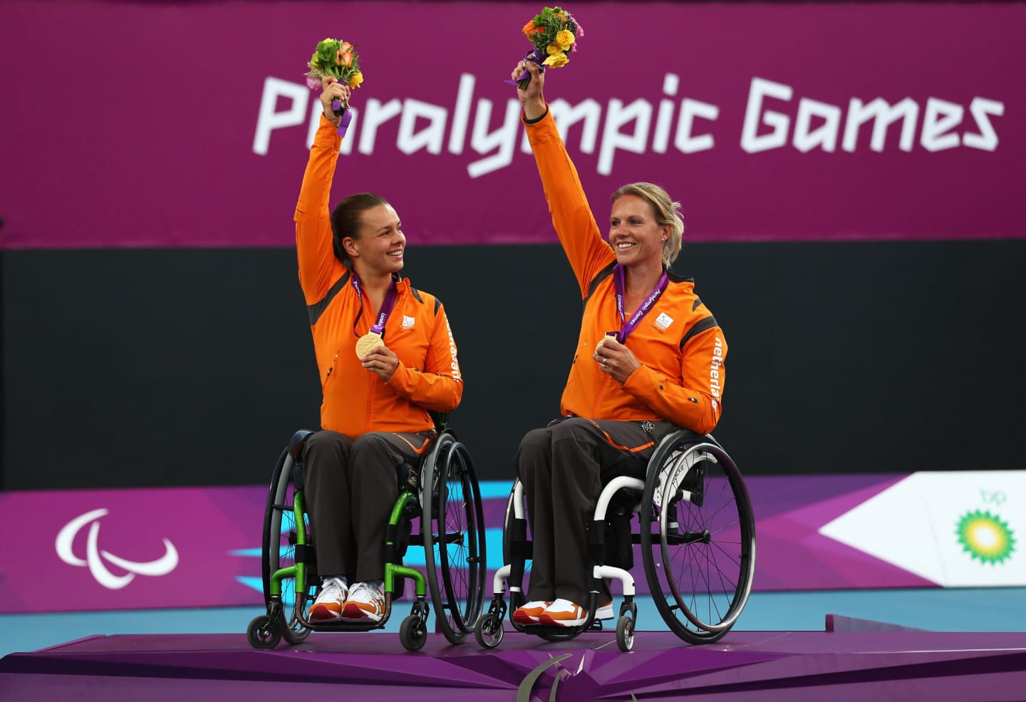 Esther Vergeer at the Paralympic Games.