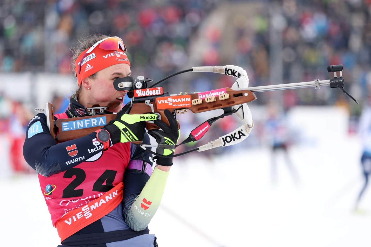 Denise Herrmann-Wick at the IBU World Championships Biathlon.