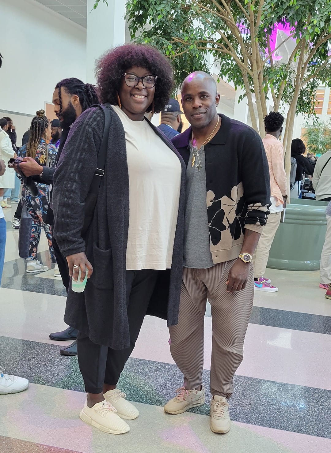 Sali Berete-Perez with Astor Chambers, host of the Culture Raise Us podcast.