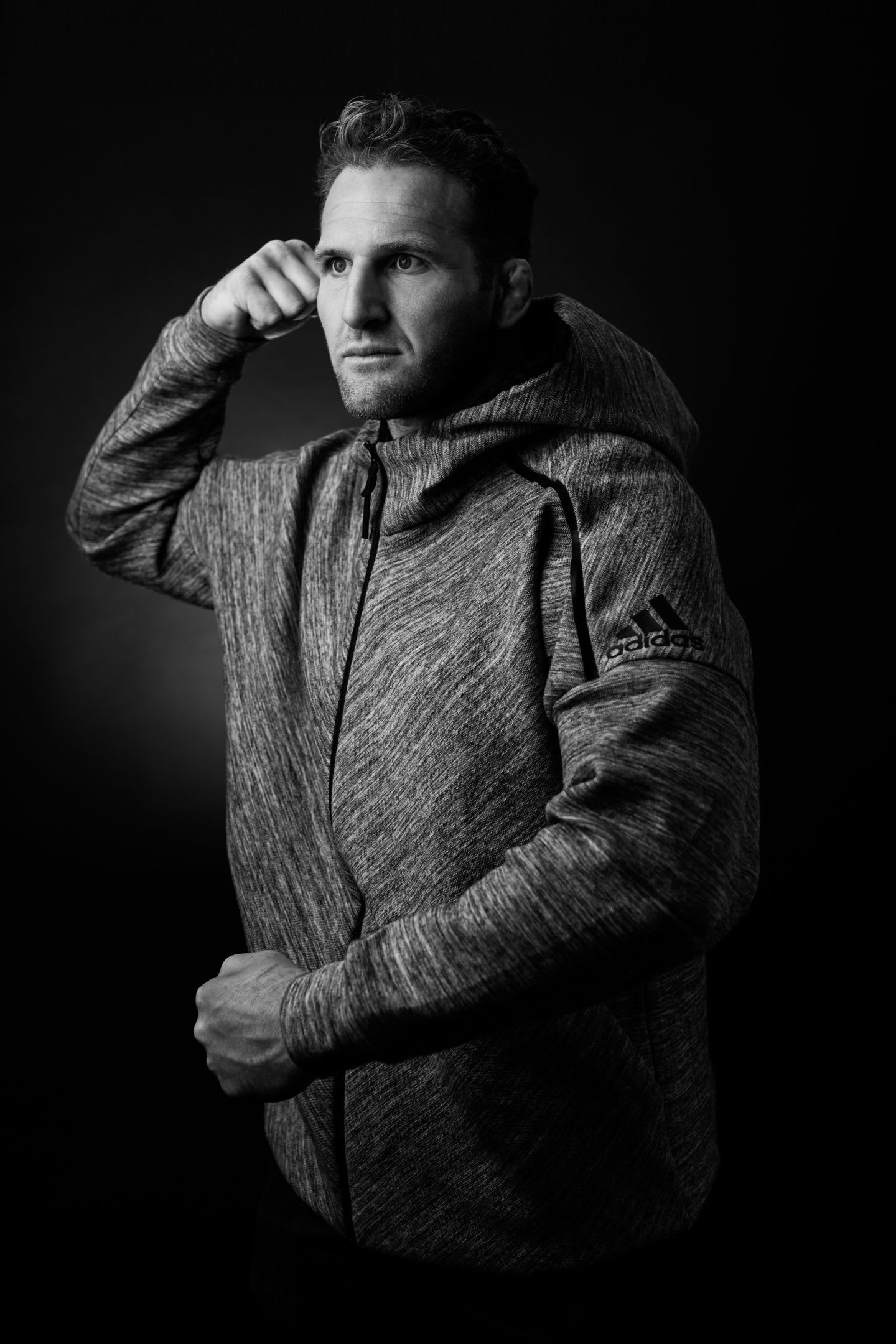 Kieran Read Haka Black and White