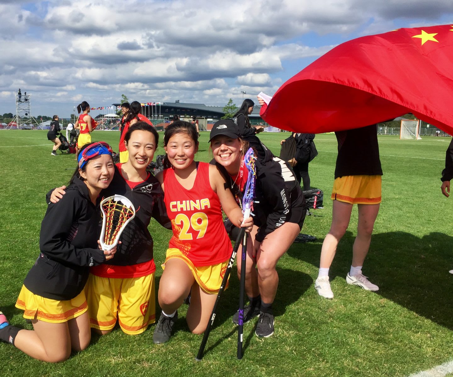 lacrosse player china pose leader journey to world cup