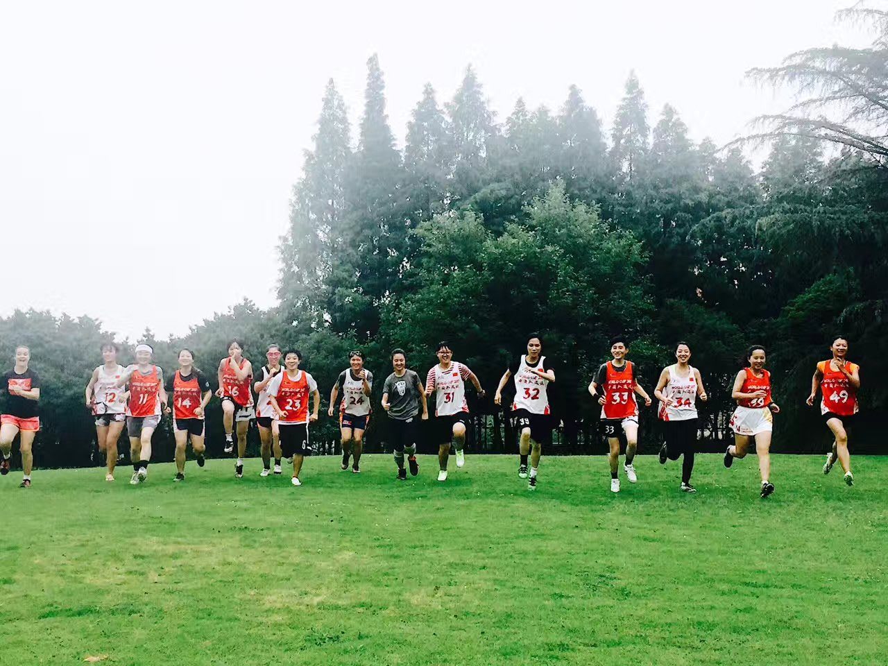 women running down a hill lacrosse journey to success