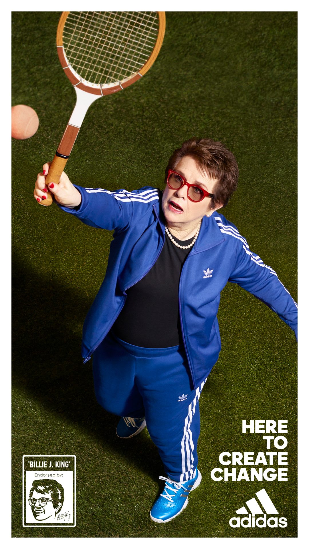 billie jean king adidas