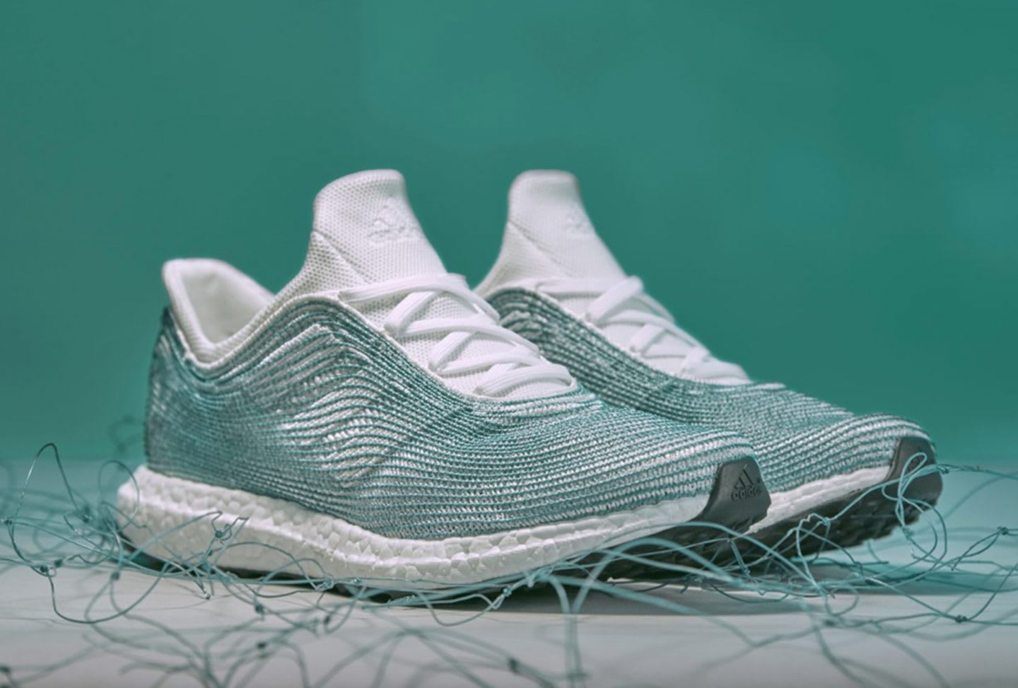 Image of the first adidas Parley shoe