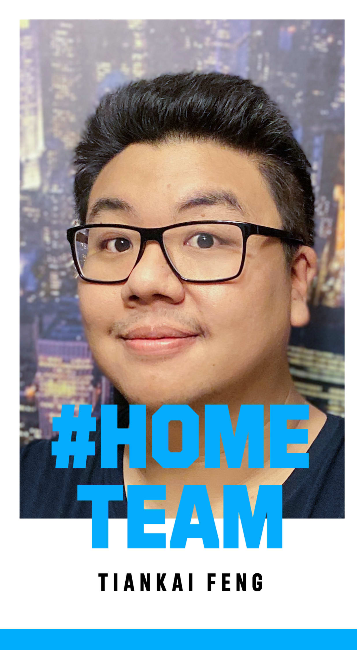A head shot of an adidas employee in the #hometeam sharing learnings during the lockdown. #hometeam, adidas, learnings, lockdown, GamePlanA.