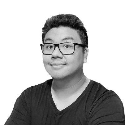 Asian man wearing glasses smiling at camera, Tiankai Feng, adidas. employee