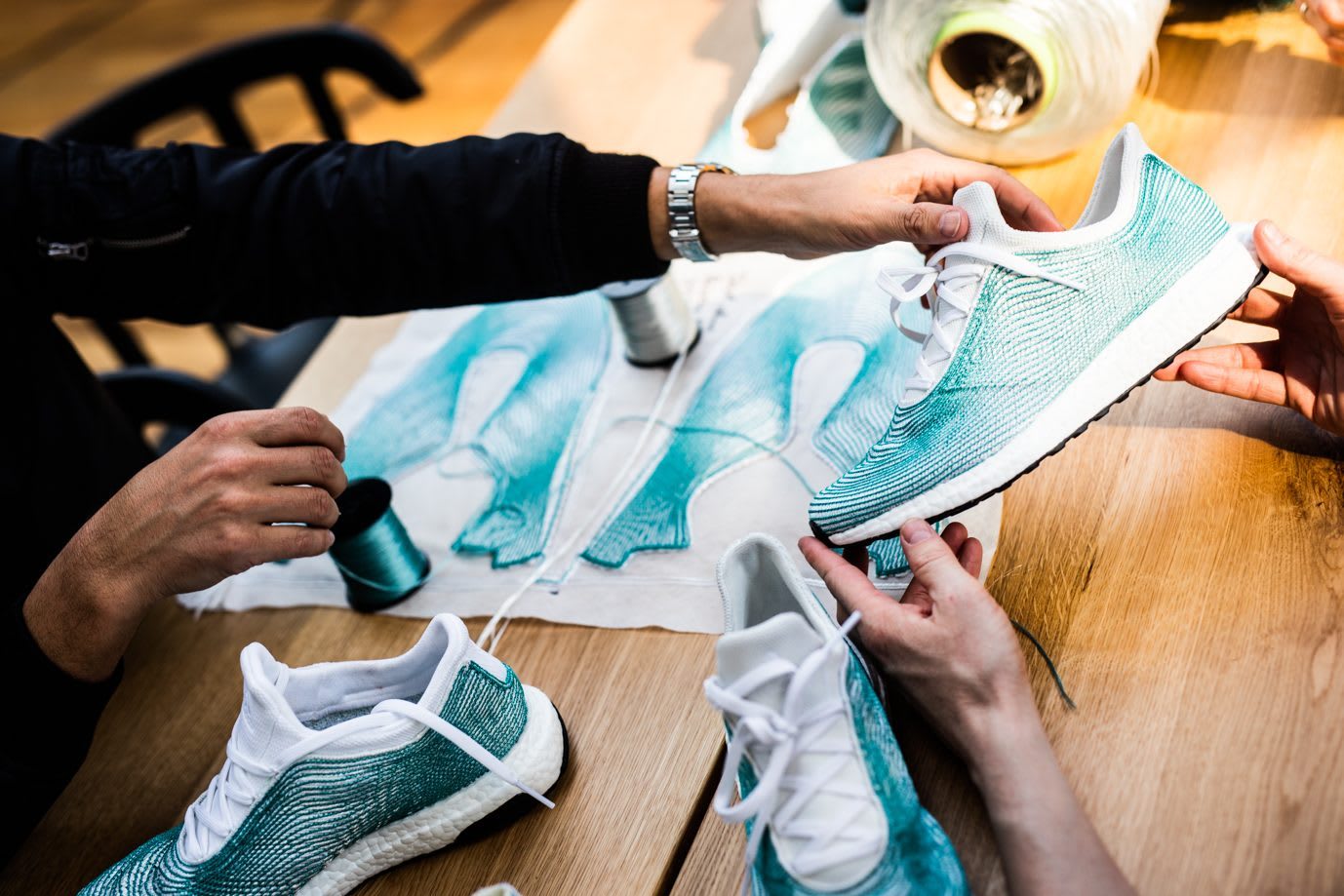 adidas launches new training shoe made from ocean plastic waste